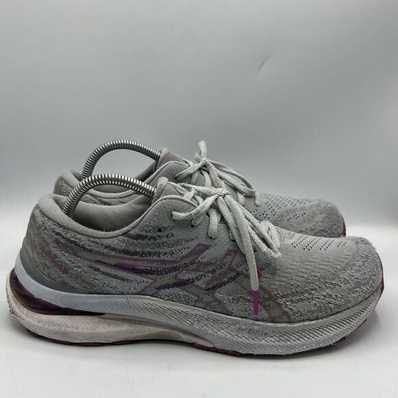 Asics Womens Gel Kayano 29 1012B272 Gray Purple Running Shoes Sneakers Size 11 - Picture 1 of 11